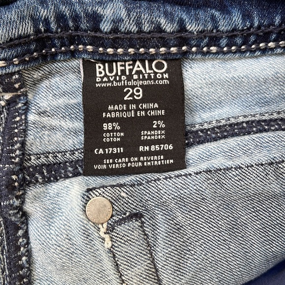 Buffalo 29 David Bitton Panettier Low Rise Stretch Boot Cut Jeans EUC - Picture 6 of 7